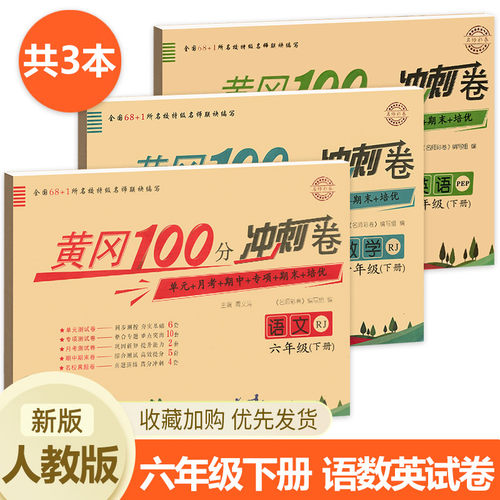 六年级下册测试卷全套