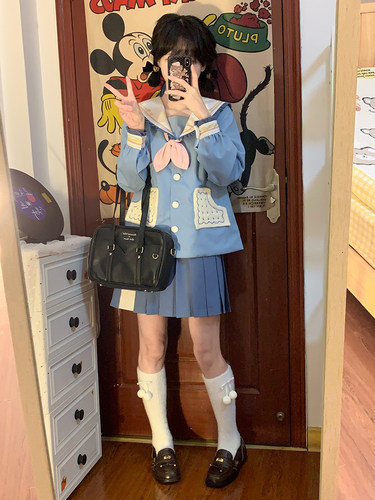 幼稚园甜美可爱水手服