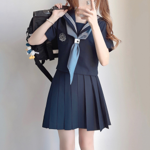 全套长短袖 jk制服套装 海魂 日系学院风校供水手服班服 原创正版