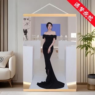 张天爱美女明星周边海报挂画来图定制宿舍卧室房间背景装饰画礼物