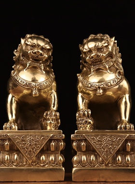 纯黄铜客厅办公室店铺装饰