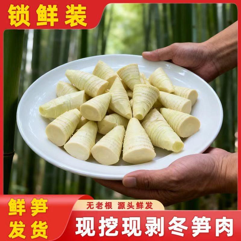 3斤冬笋新鲜现挖剥壳嫩笋尖肉锁鲜装毛竹笋火锅笋鲜笋野生笋肉