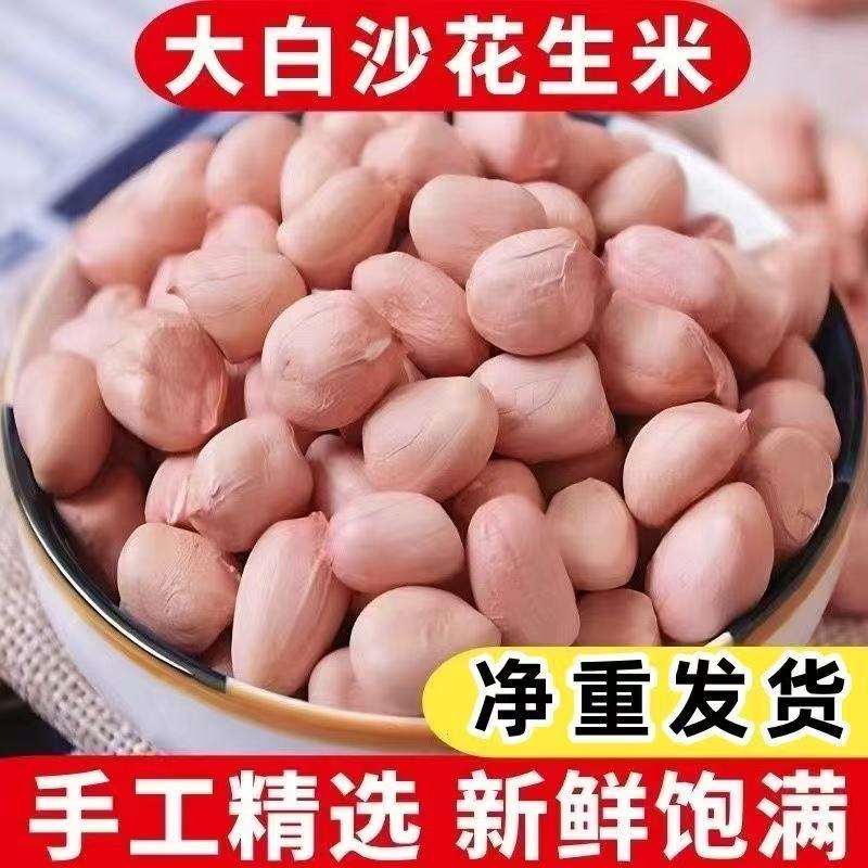 花生新货新鲜花生大颗粒白沙花生花生米免剥壳农家特产图片