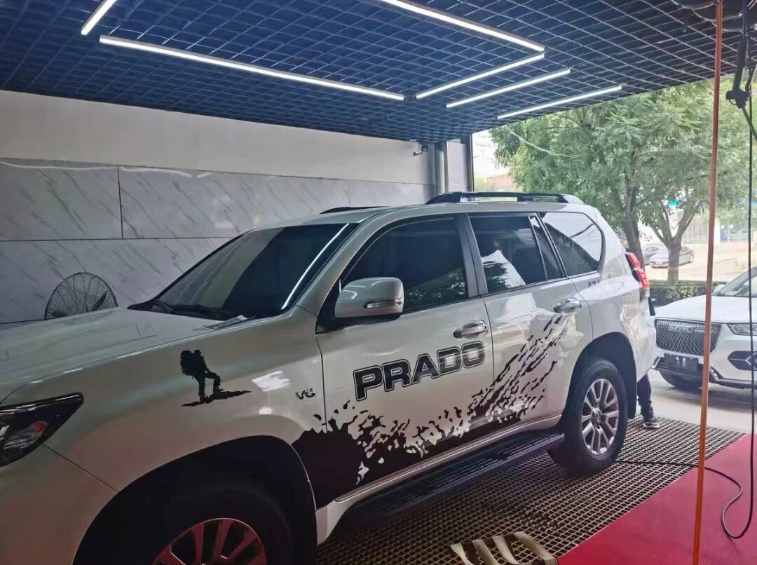 丰田普拉多整车车身改装贴纸 丰田霸道 SUV彩贴个性装饰拉花车贴