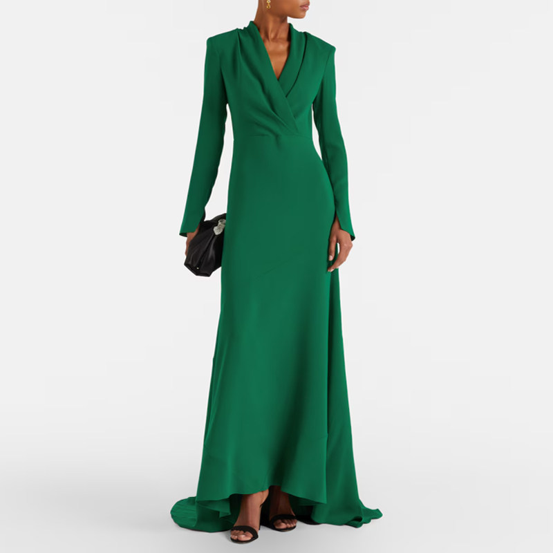 高端大气晚礼服春季2026新款走秀红毯妈妈装时尚名媛派对宴会长裙