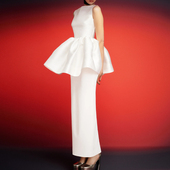 时尚 演出服独唱女生晚宴年会连衣裙 晚礼服长裙高级质感气质舞台装