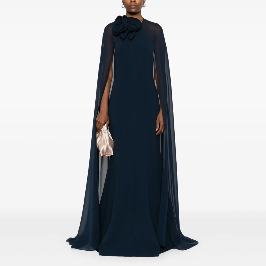 优雅主持人晚礼服气的南长裙走秀红毯个性2026新款年会晚宴连衣裙