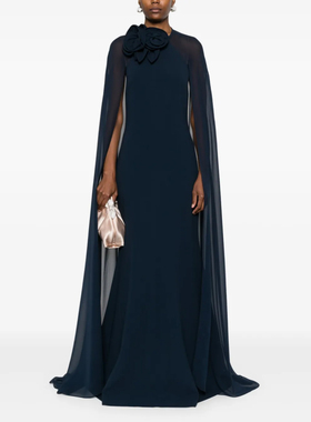 优雅主持人晚礼服气的南长裙走秀红毯个性2026新款年会晚宴连衣裙