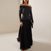 走秀T台模特高级质感年会舞台演出服优雅 高端大气长裙女2025新款