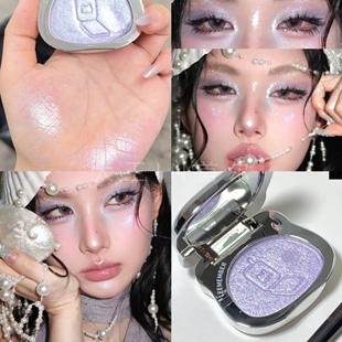 透明感紫色高光古早梦核妆容荔萌小熊高光mh00翻盖手机小烟熏紫