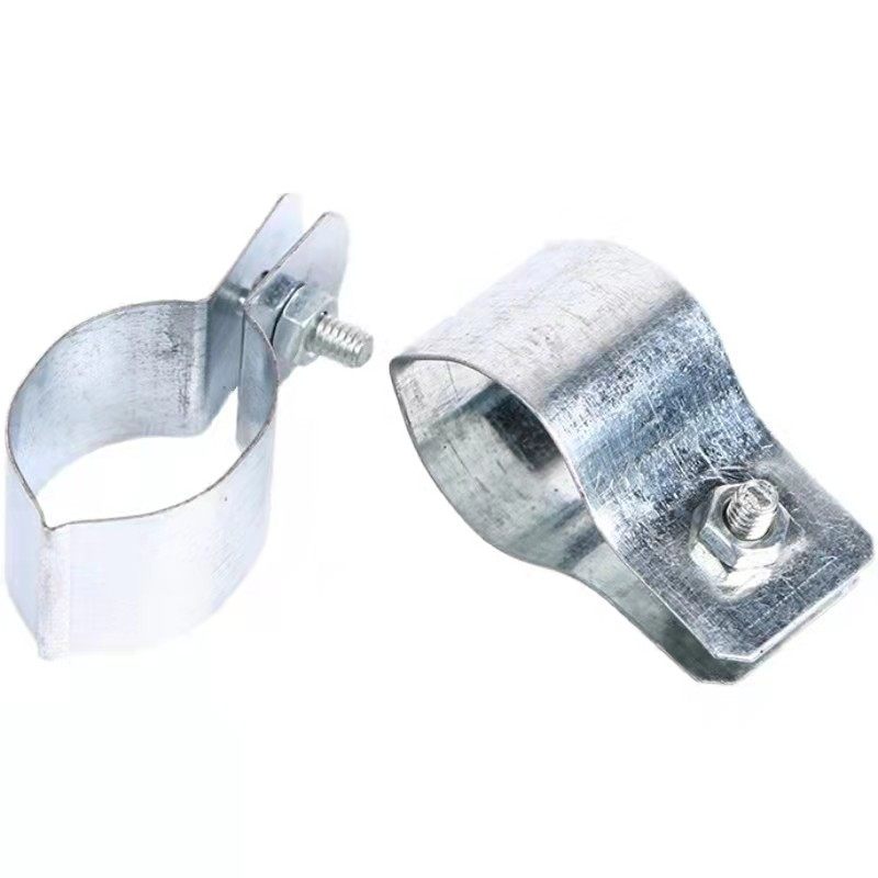 100个接地卡镀锌电气管夹跨接专用管卡jdgkbg铁钢管卡子接线抱箍