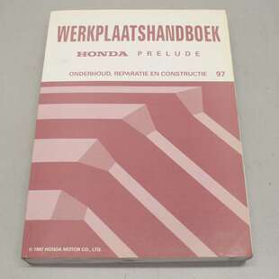 议价HONDA PRELUDE ONDERHOUD REPARATIE EN CONSTRUCTIE Werksta