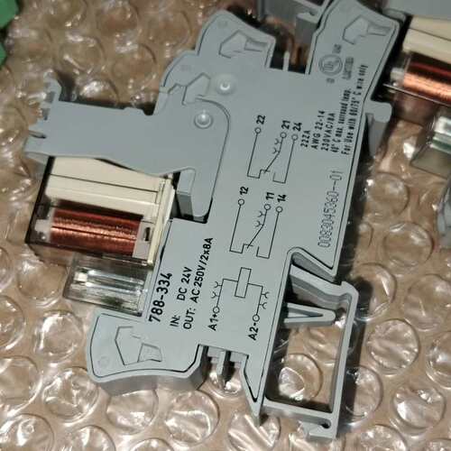 议价万可继电器，RP420024，DC24V，图中4套一起打出