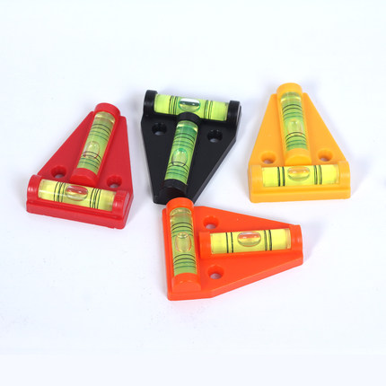 T型水平尺水平泡水平珠小型迷你水平仪水准泡水泡高精度家用配件