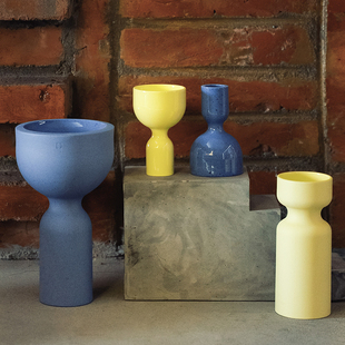 间则设计师手作陶瓷创意花瓶烛台氛围感摆件 Rong