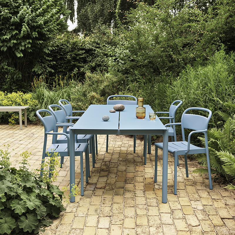 户外室外花园金属扶手椅