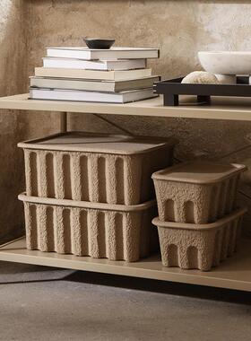 Ferm LIVING Paper Pupl环保纸浆收纳盒衣物玩具整理箱杂物储物箱