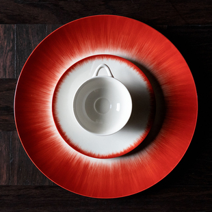 Serax Ann Demeulemeester浓缩咖啡杯子碟陶瓷暗黑色拉花杯比利时