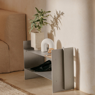 柜简约现代室内鞋 Ferm 架门口收纳鞋 Lager铝制置物架鞋 架 Living
