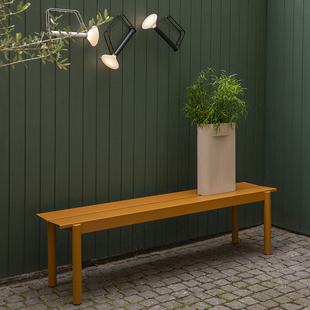 Muuto LINEAR钢质户外长凳板凳北欧设计现代简约