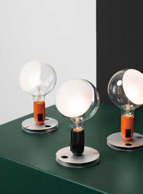 FLOS Lampadina玻璃球爱迪生台灯卧室床头书房客厅装饰氛围灯具