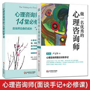 全2册 做一名优秀的心理咨询师+心理咨询师的14堂必修课 面谈技术提问 心理分析师 常见错误 误区 心理咨询治疗技术 咨询方法案例