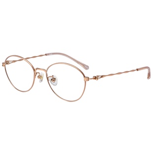 新款 JILLSTUART镜架粉圆框眼镜韩系文艺超轻钛架近视眼镜JS70146X