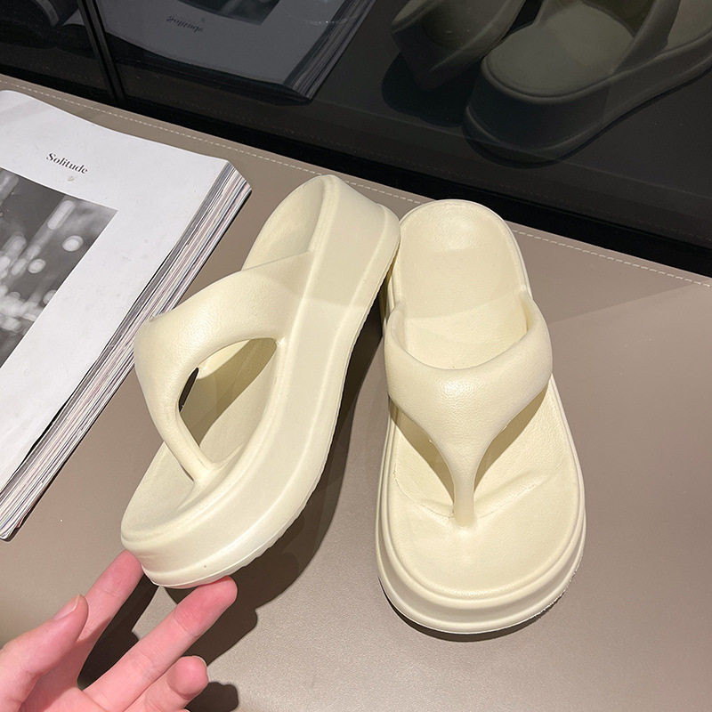 增高厚底人字拖女外穿夏季时尚防滑夹脚拖鞋海边沙滩网红防滑凉拖,女鞋,人字拖,淘宝优惠券,粉丝福利购,淘宝优惠卷