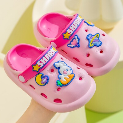 夏季外穿宝宝洞洞鞋男童女童拖鞋