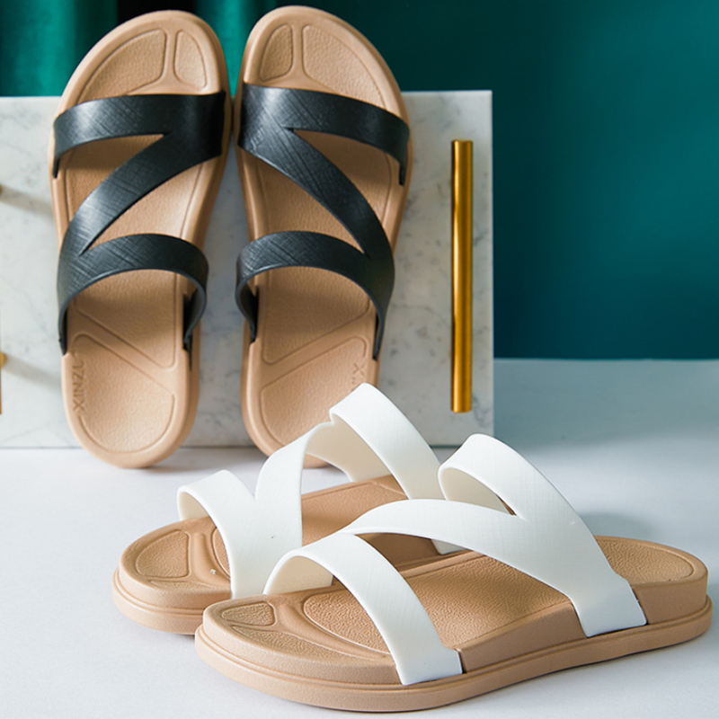 时尚外穿拖鞋配裙子仙女风防滑夏