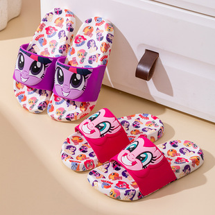 小马宝莉儿童拖鞋夏女童拖鞋室内家居一字拖鞋可爱萌时尚防滑凉拖