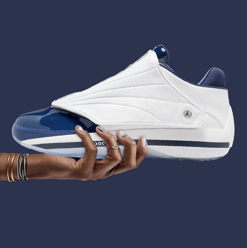 Air Jordan 4016 AJ4016白蓝复古男子低帮篮球鞋IR2080-100