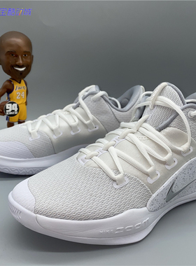 NIKE HYPERDUNK X LOW EP HD2018低帮黑白银篮球鞋AR0465-100-003