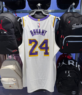 刺绣球衣DM5911 Nike NBA科比湖人队24号主场AU球员版 FIT 101 Dri