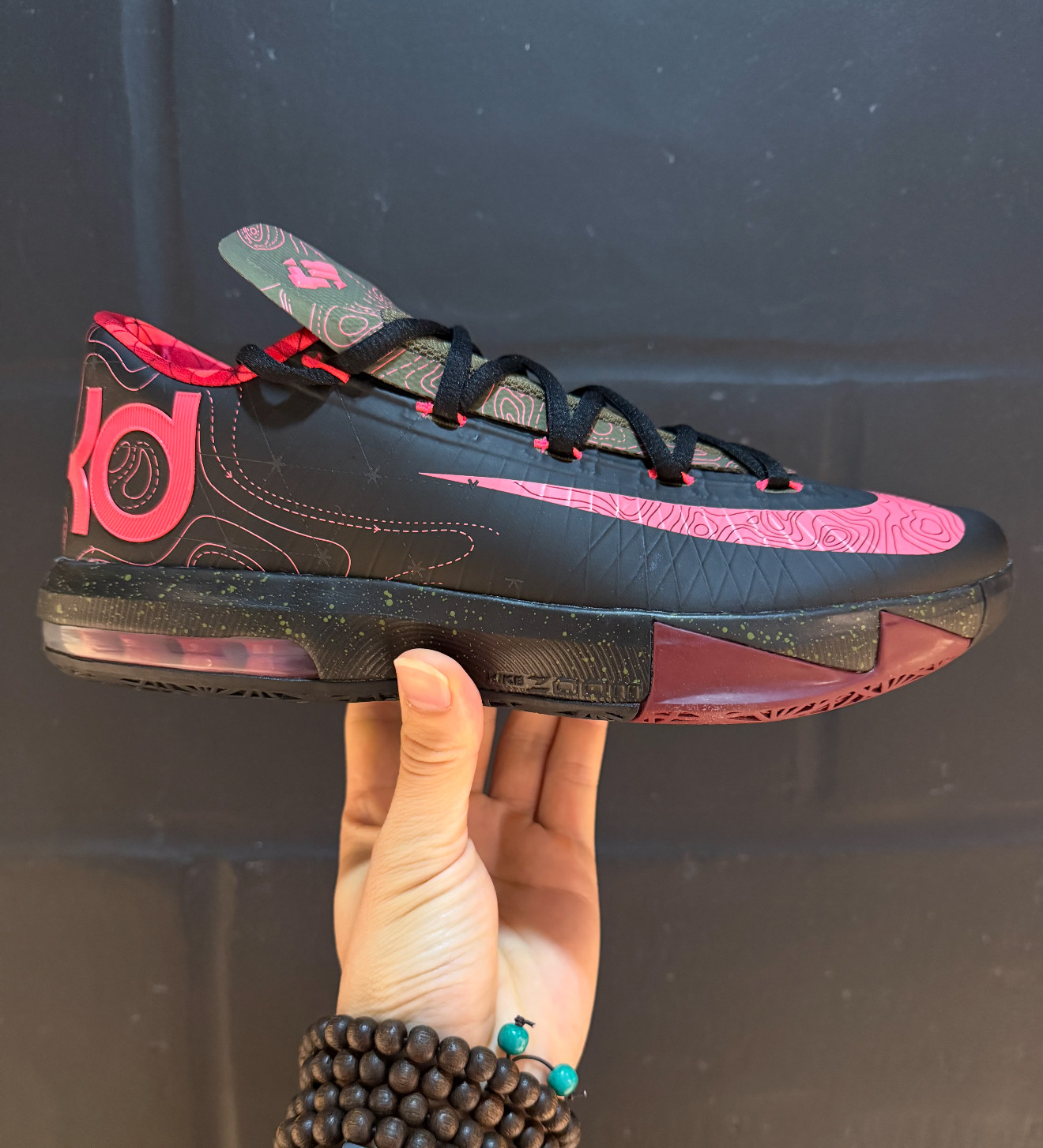 Nike KD 6 Meteorology杜兰特6代黑粉气象员低帮篮球鞋IM4409-001