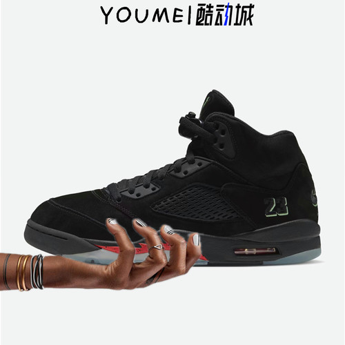 Air Jordan 5 Halloween Retro AJ5万圣节黑红男子高帮复古篮球鞋