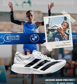 IH5564 Pro Adizero adidas 超轻 Adios 白黑 Evo 一次性跑鞋
