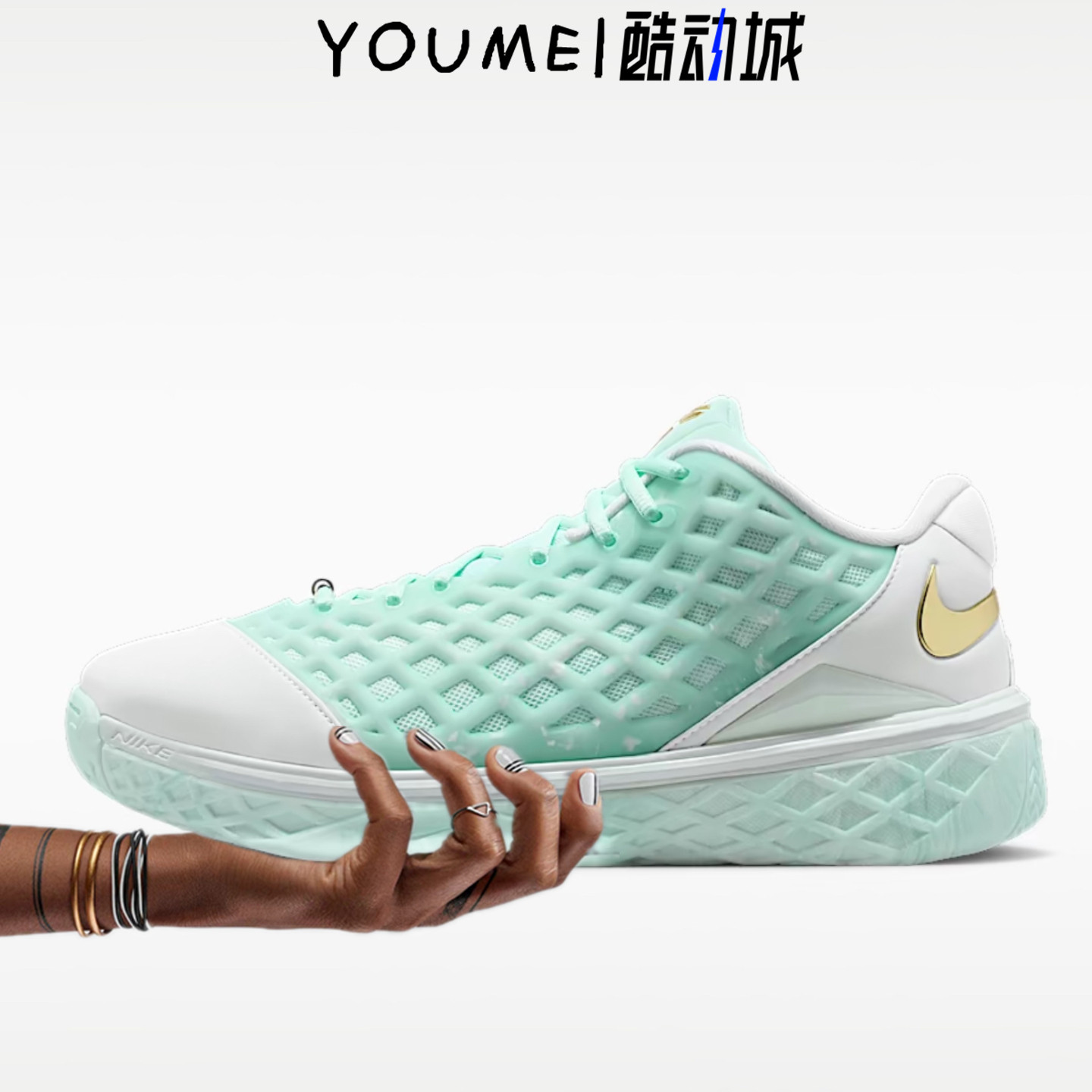 Nike Zoom Kobe 3 Protro CHBL科比3耐高篮球鞋浅青绿IX2017-100