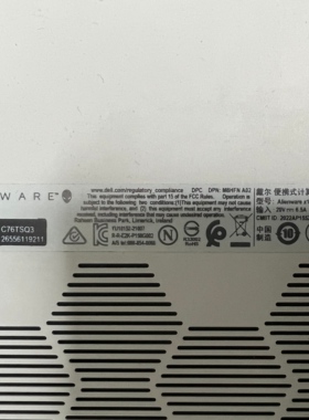 戴尔M8HFN 屏线 P150G Alienware X14 排线 8FP96 HDS41 LF-L382