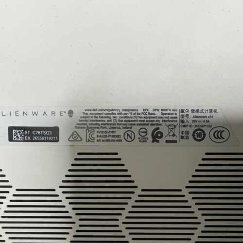 DellP150GX14屏线Alienware