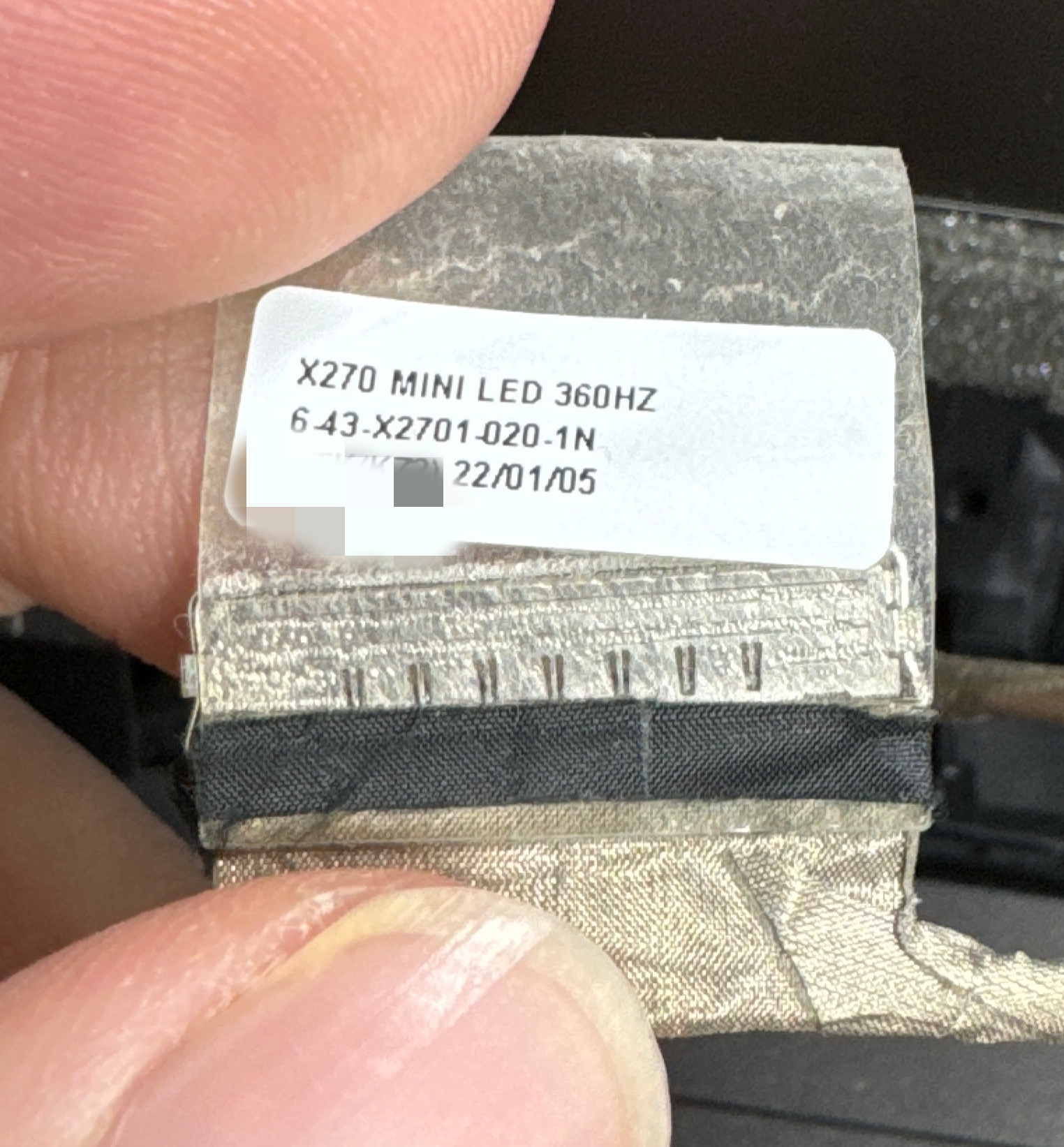 雷神911MT NC 屏线 Mini LED 360Hz 40针0.4接口 全新现货30/40针