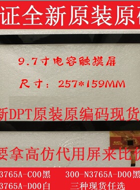普耐尔MOMO10S N101 外屏 300-N3765A-C00 D00 触摸屏 黑白现货原