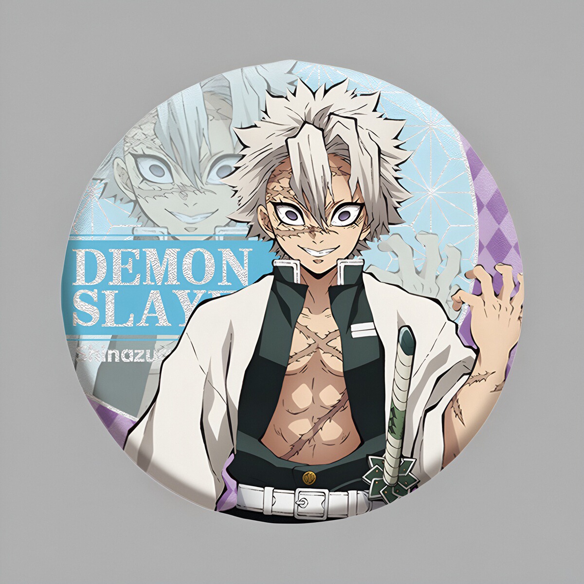 8月新款不死川实弥徽章胸针