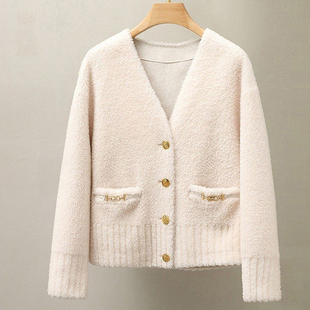 特价处理皮毛一体皮草外套女士2025秋冬新款羊羔毛颗粒绒复合大衣