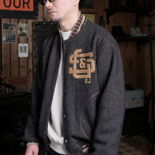 GypsySons美式复古殿堂级BBJ运动夹克 古董针织 时代风韵收藏款