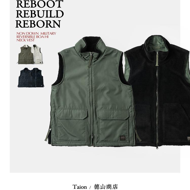 反正都精彩双面穿保暖马甲