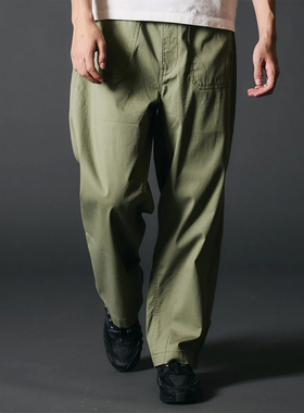 BARNS HIGHEST复古军事风甲板裤耐磨面料日系复古休闲裤 BH251002