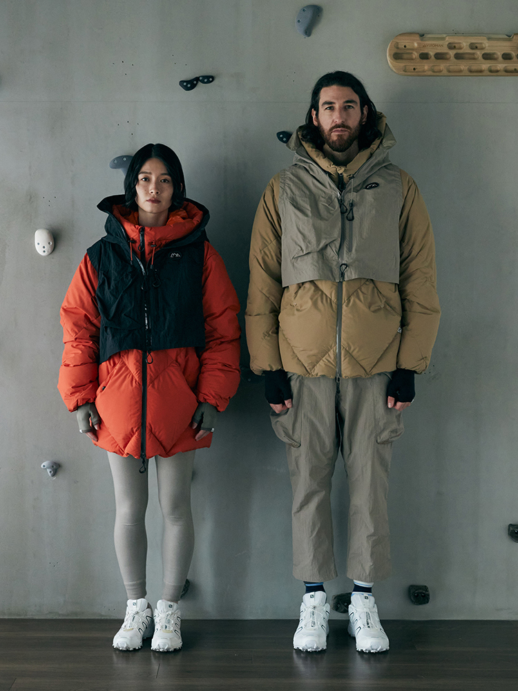 COMFY 代表作之一经典绗缝连帽羽绒服内搭外穿宽舒机能羽绒外套