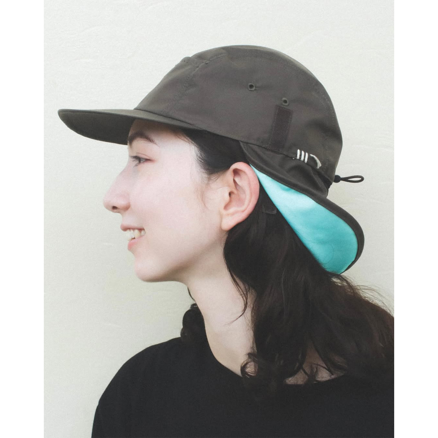 HUNTISM 匠人手工户外防晒帽防水透气可调节 骑行徒步溯溪遮阳帽