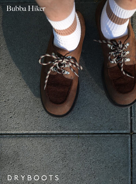 DRYBOOTS X 德山商店特别限定 麋鹿皮 户外山系风格 亚洲楦形皮靴